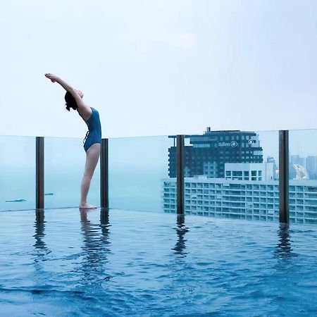 Central Pattaya - Sea View Large Balcony Condo With Infinity Pool Exterior photo